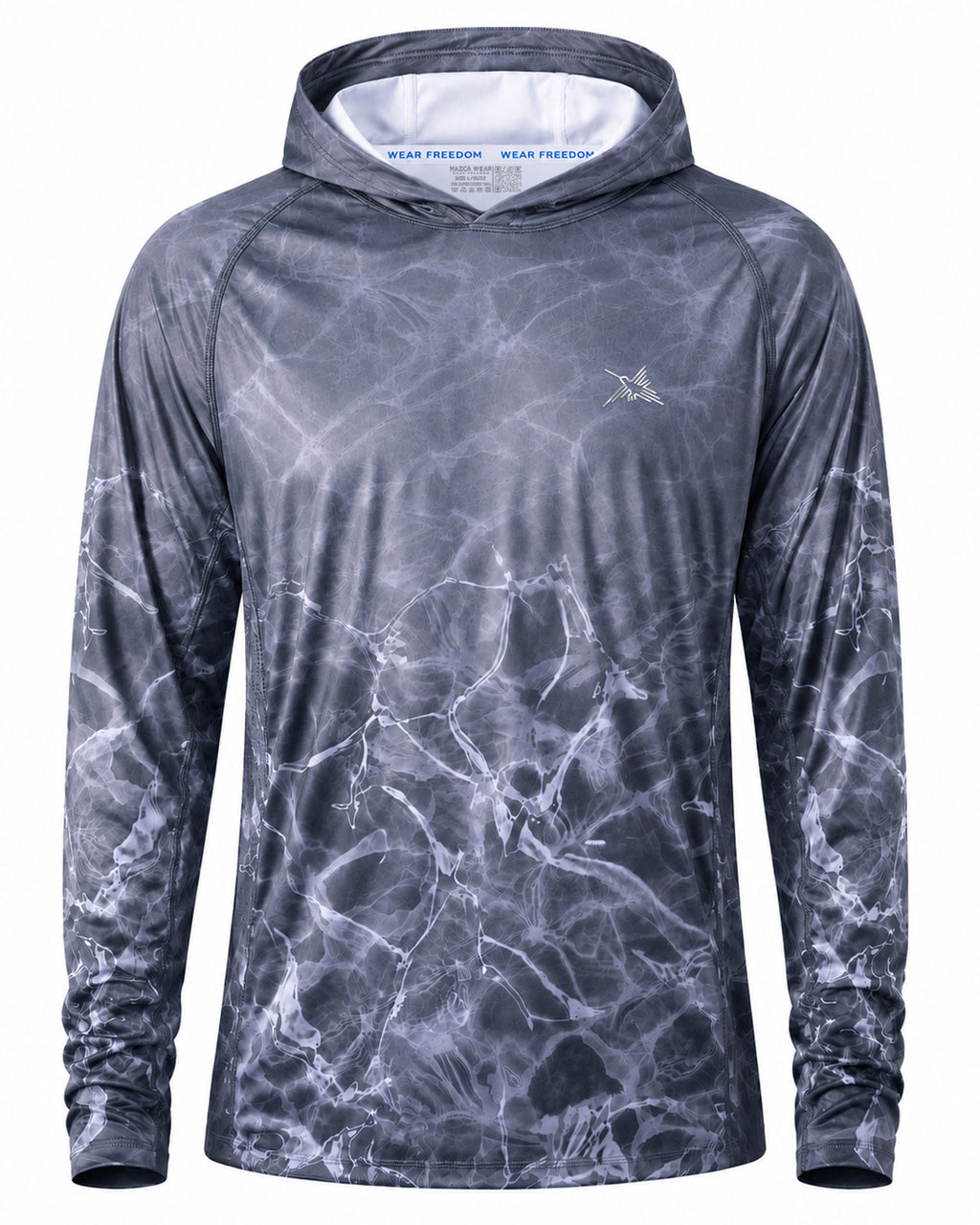 Ocean Tempest Camo UPF 50+ Performance Hoodie