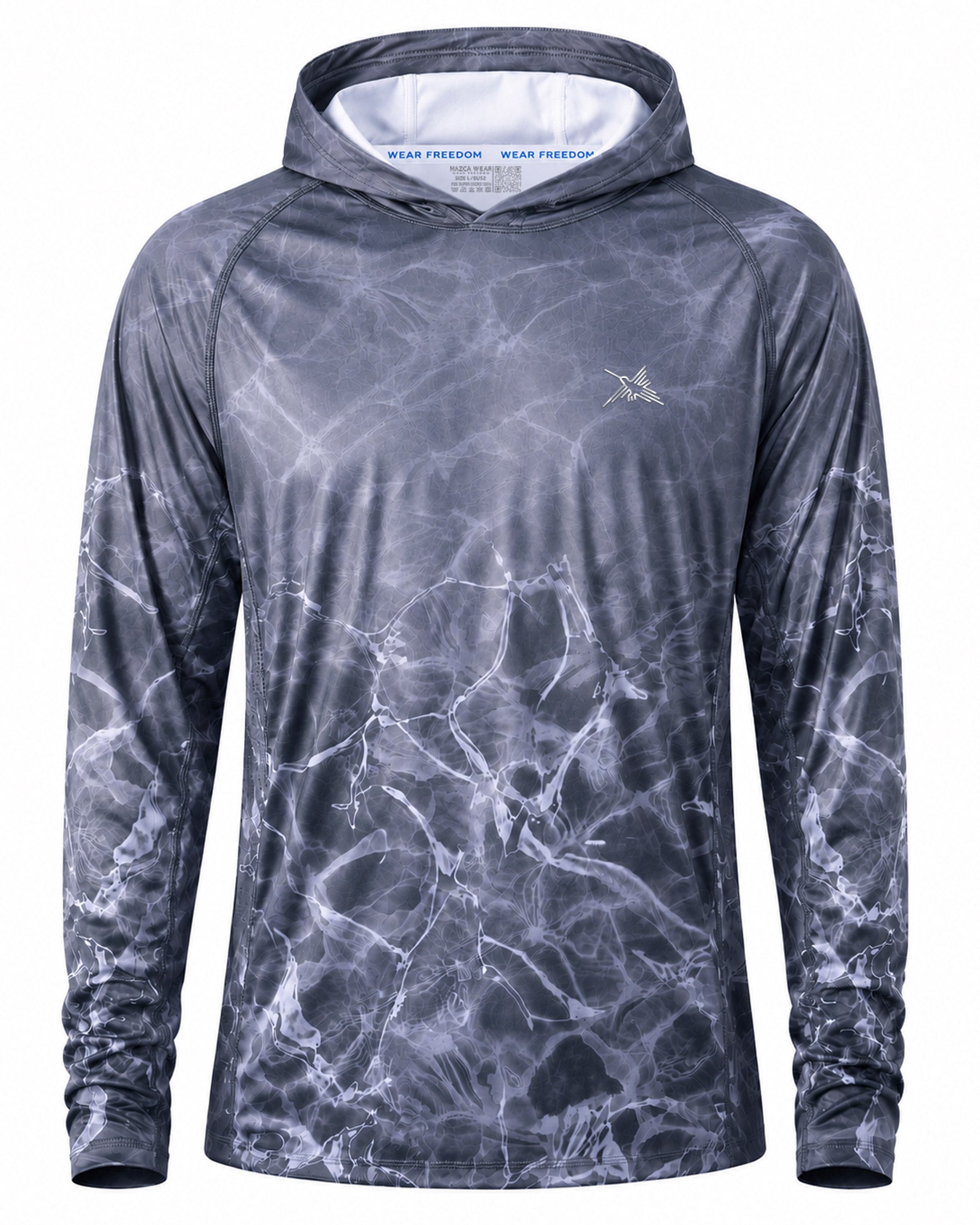 Ocean Tempest Camo UPF 50+ Performance Hoodie