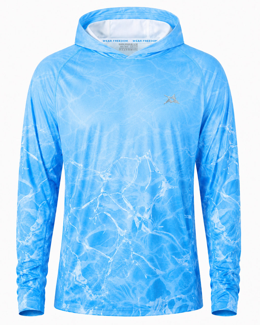 Blue Mirage Camo UPF 50+ Performance Hoodie