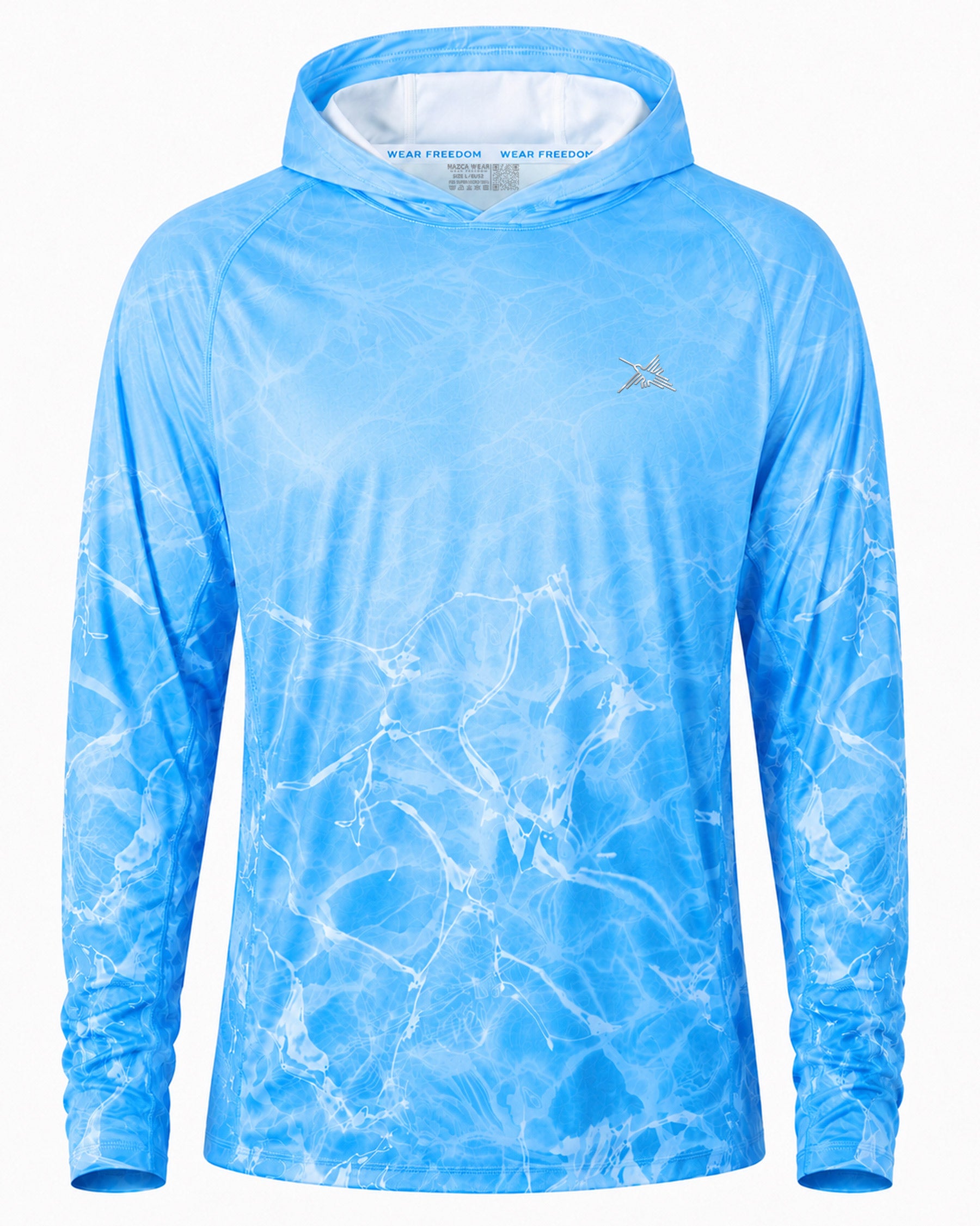 Blue Mirage Camo UPF 50+ Performance Hoodie
