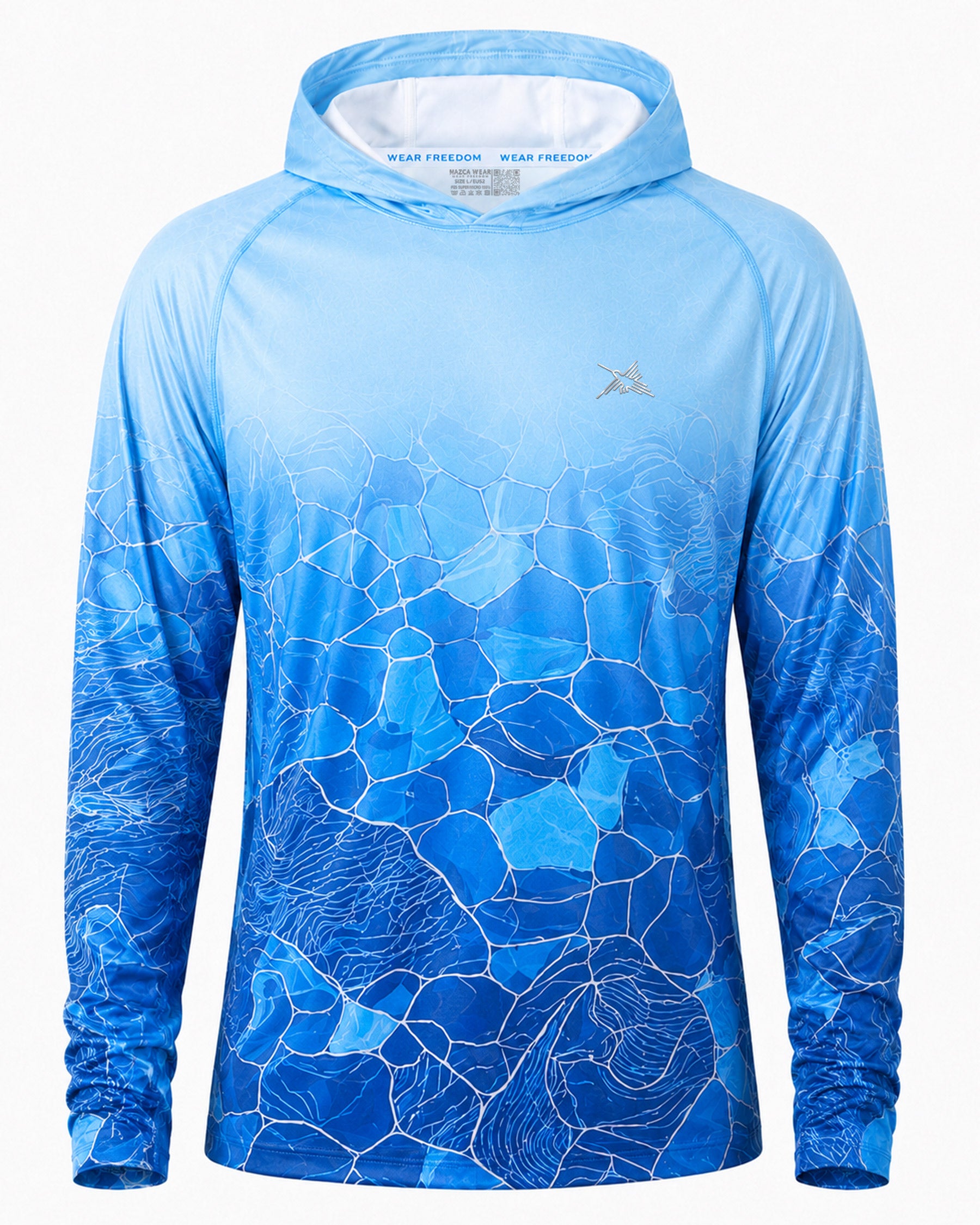 Blue Reff Como UPF 50+ Performance Hoodie