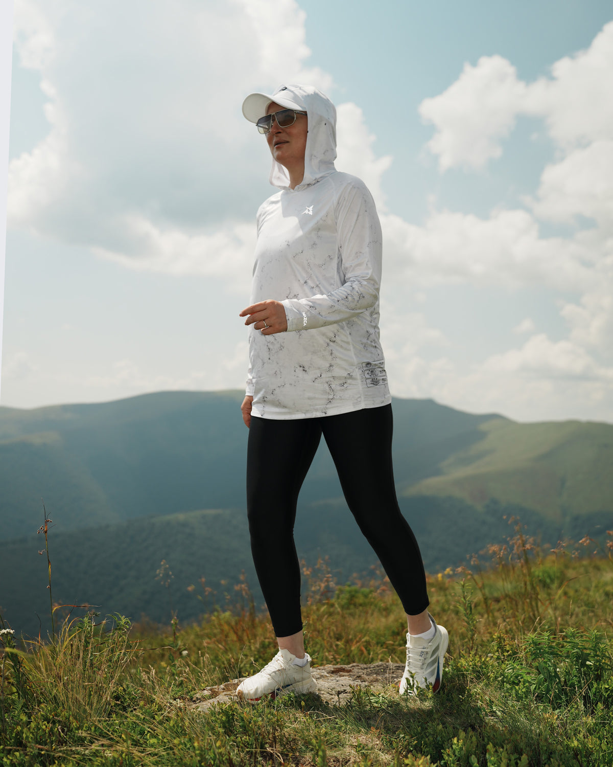 Women’s Fjord Shadow Camo UPF 50+ Performance Sun Hoodie