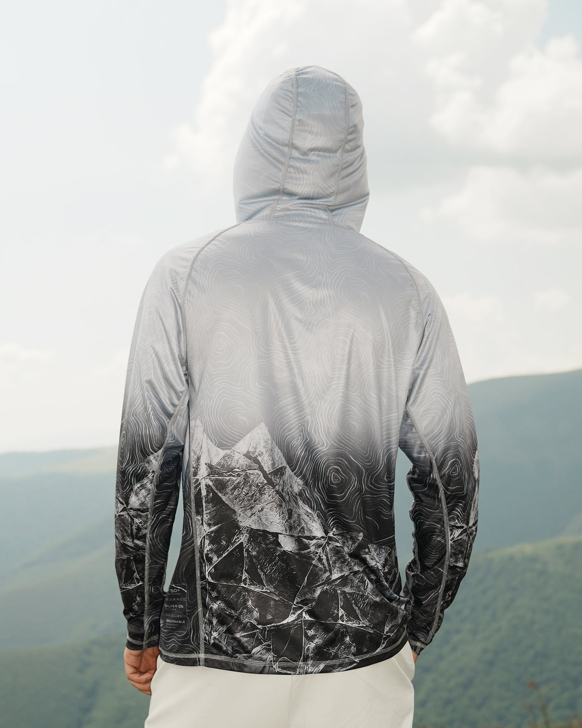 Men’s Fjord Shadow Camo UPF 50+ Performance Sun Hoodie