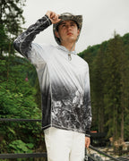 Men’s Fjord Shadow Camo UPF 50+ Performance Sun Hoodie