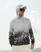 Men’s Fjord Shadow Camo UPF 50+ Performance Sun Hoodie
