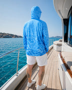 Blue Mirage Сamo UPF 50+ Performance Hoodie