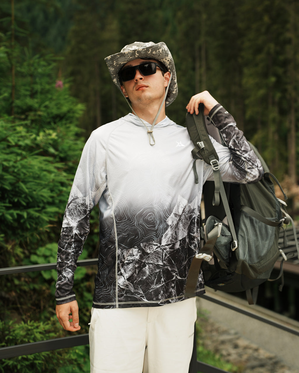 Fjord Shadow Camo UPF 50+ Performance Hoodie