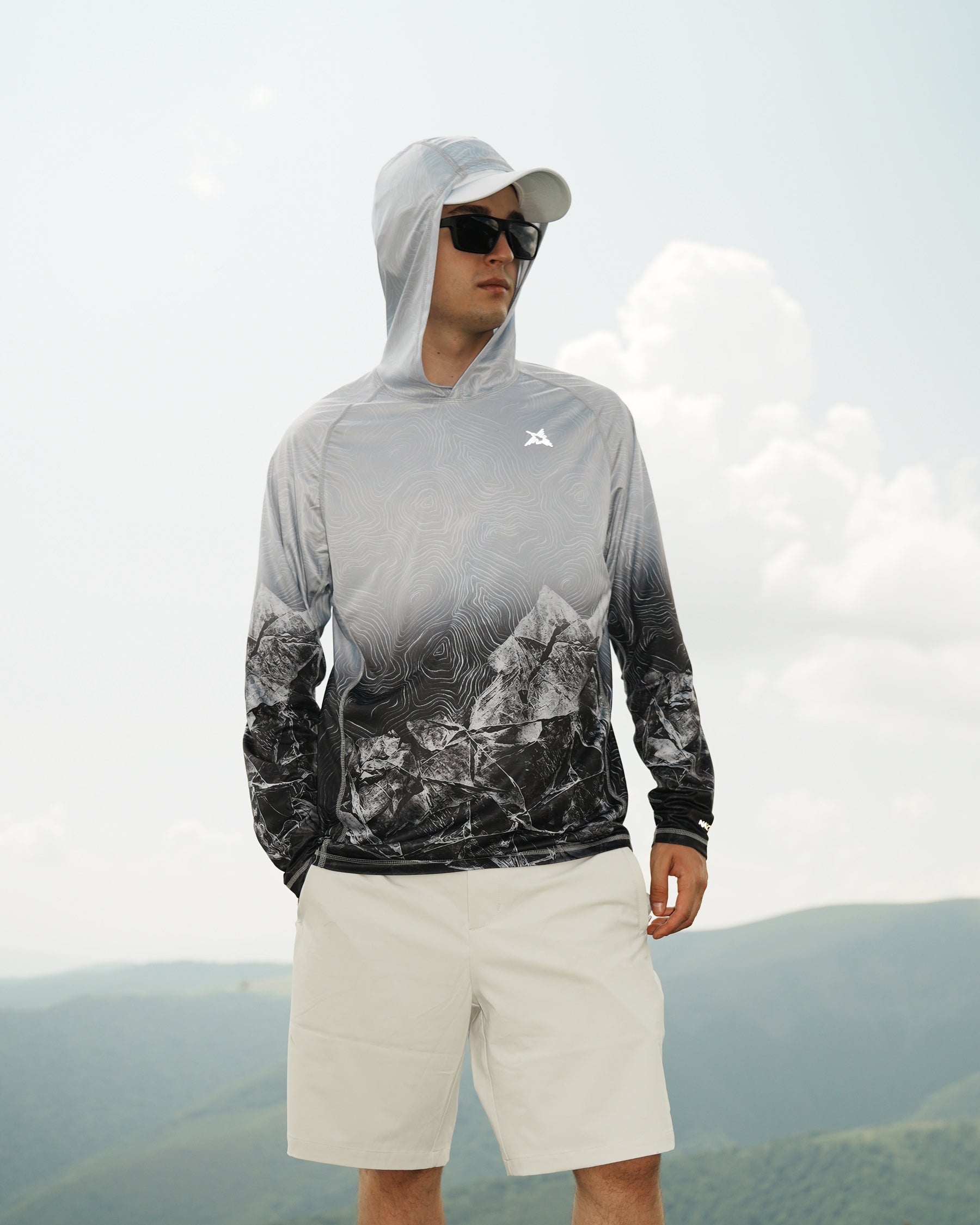 Fjord Shadow Camo UPF 50+ Performance Hoodie