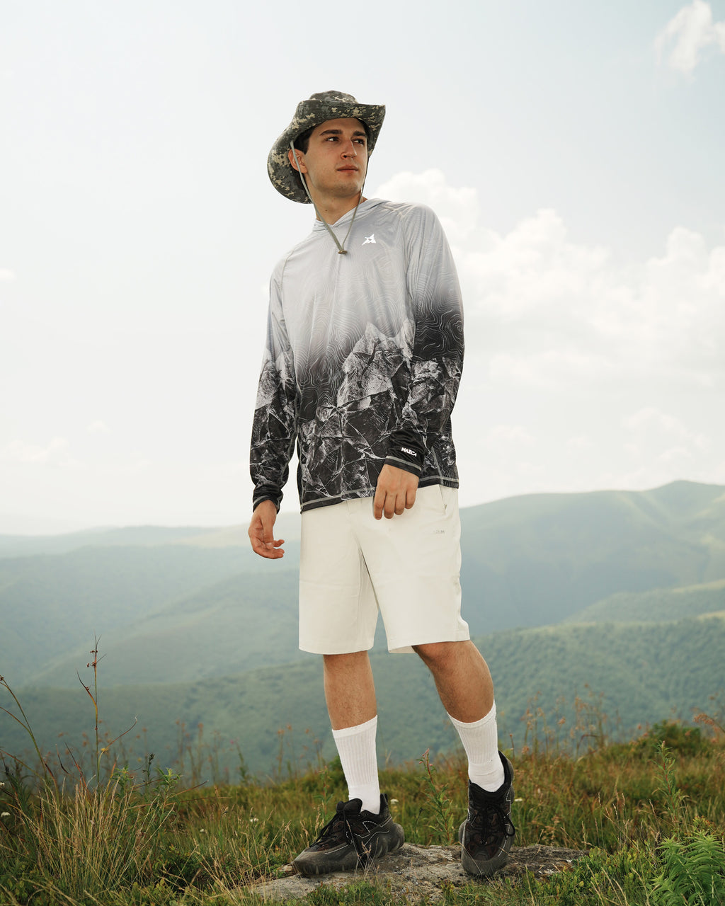Fjord Shadow Camo UPF 50+ Performance Hoodie