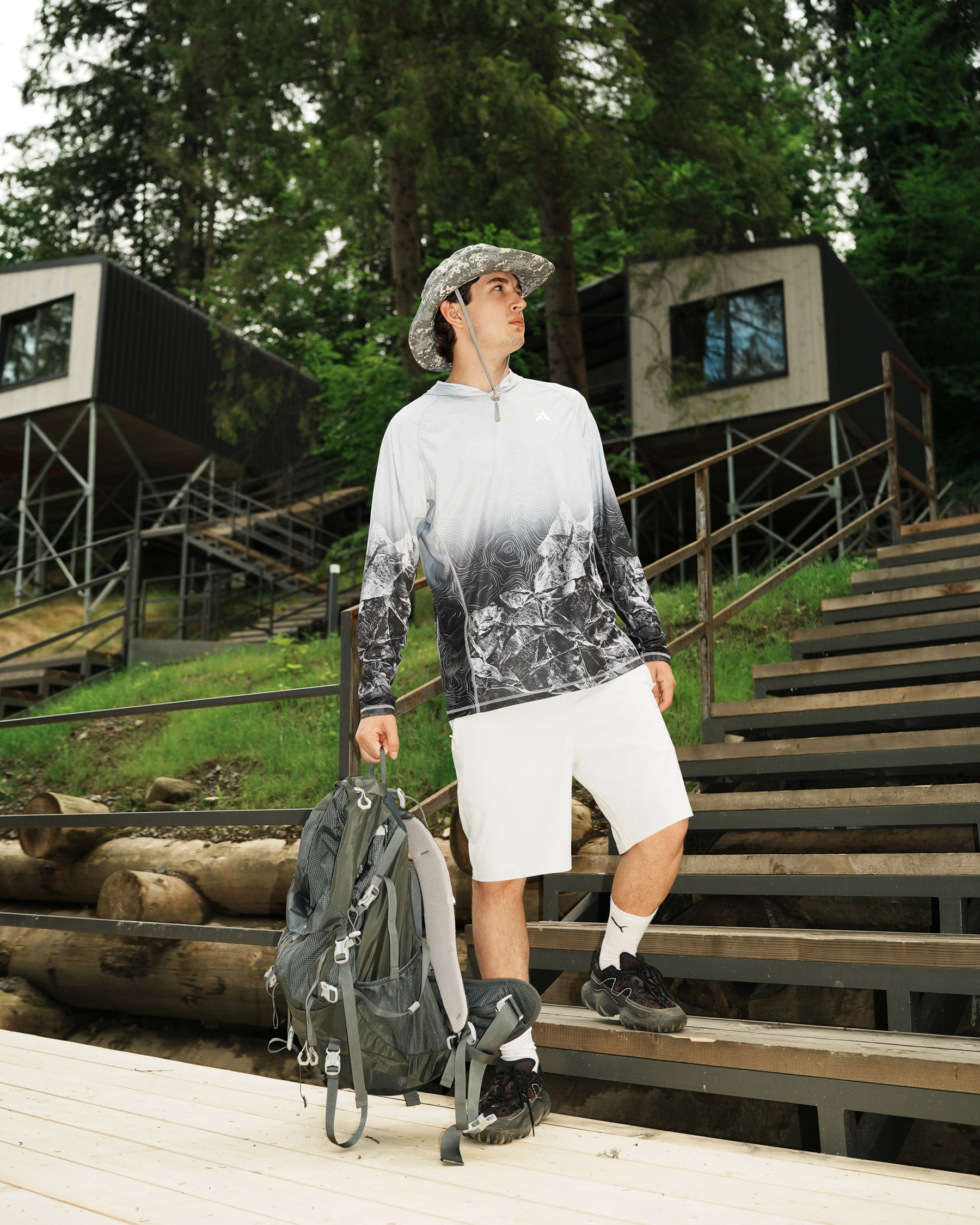 Fjord Shadow Camo UPF 50+ Performance Hoodie