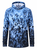 Blue Arctic Camo UPF 50+ Performance Hoodie