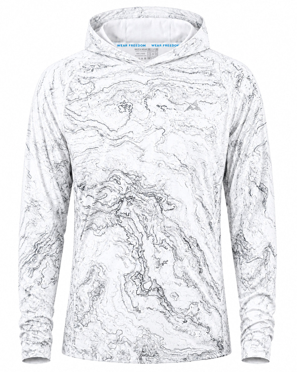 Men’s Ice Shards Camo UPF 50+ Performance Sun Hoodie