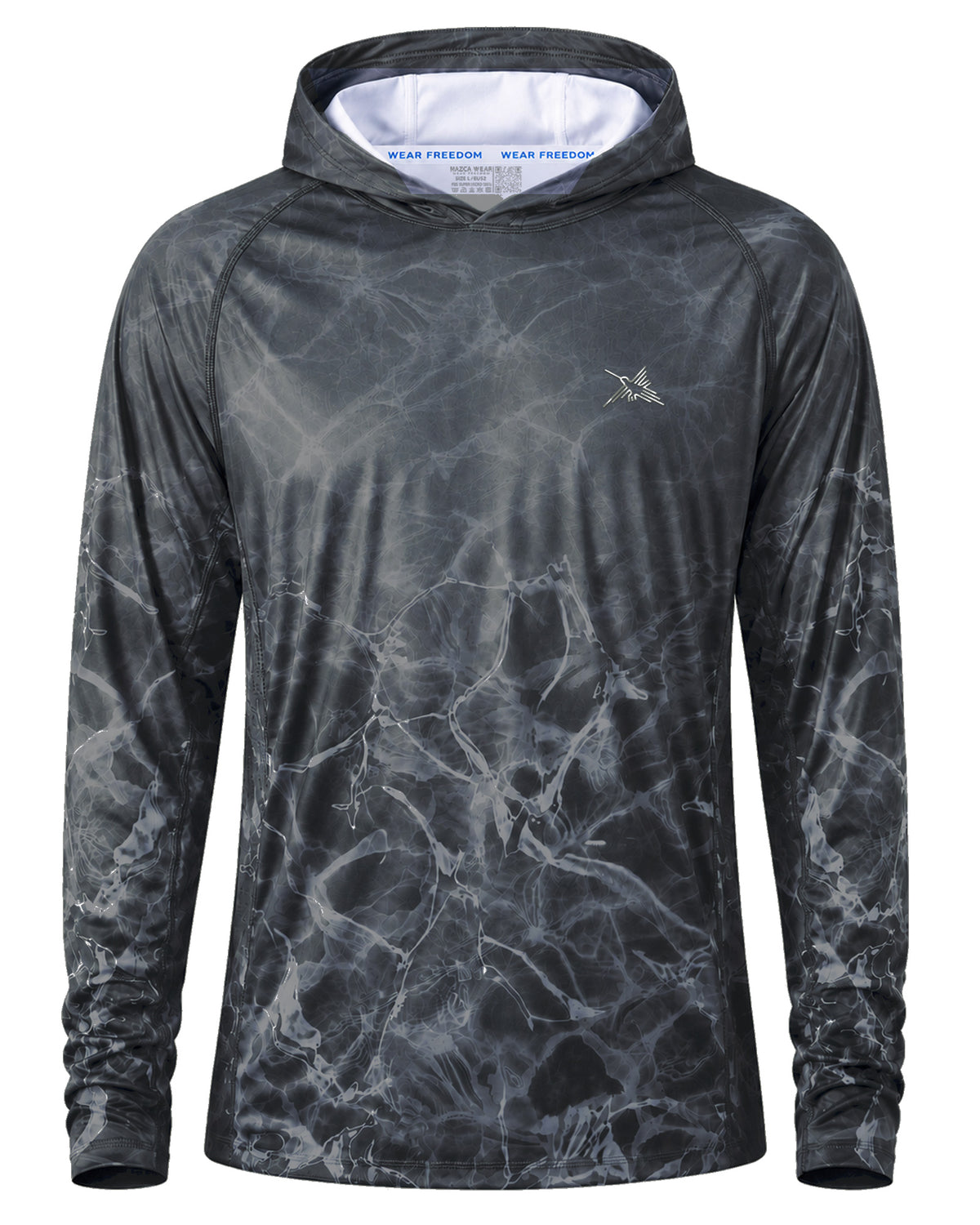 Men’s Ocean Tempest Camo UPF 50+ Performance Sun Hoodie