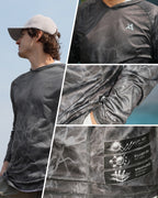 Men’s Ocean Tempest Camo UPF 50+ Performance Sun Hoodie