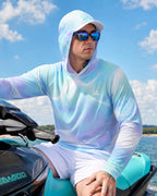 Ocean Pearl Сamo UPF 50+ Performance Hoodie