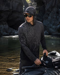 Slate Storm Camo UPF 50+ Performance Hoodie