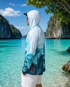 Storm Wave Camo UPF 50+ Performance Hoodie