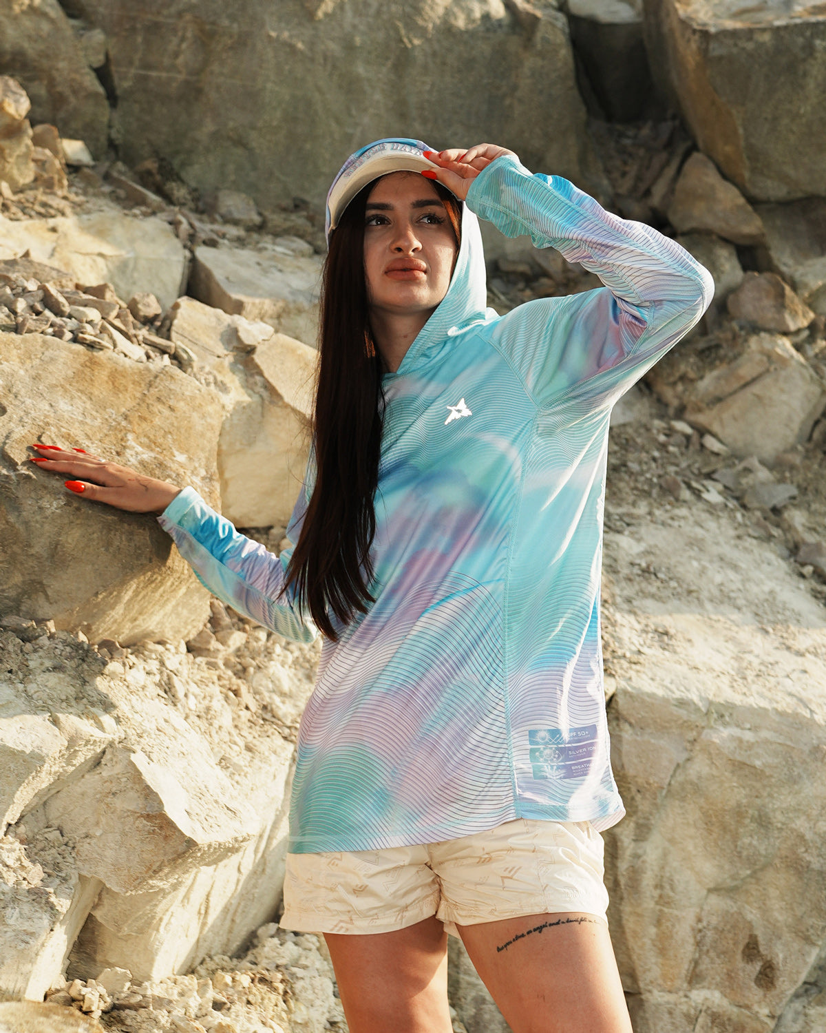 Women’s Ocean Pearl Camo UPF 50+ Performance Sun Hoodie