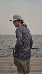Men’s Ocean Tempest Camo UPF 50+ Performance Sun Hoodie