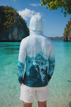 Storm Wave Camo UPF 50+ Performance Hoodie
